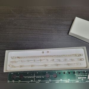 Charter Club Silver Chain-Link Bracelet